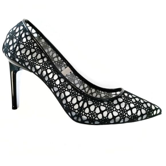 JASON WU SIGRID LACE MESH PUMPS BLACK SIZE 10 - Picture 1 of 7